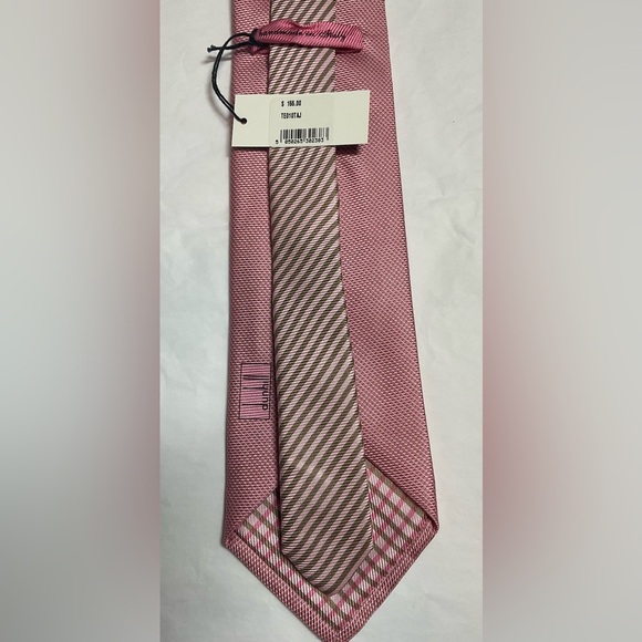 Dunhill Silk Tie - Pink - Picture 2 of 3